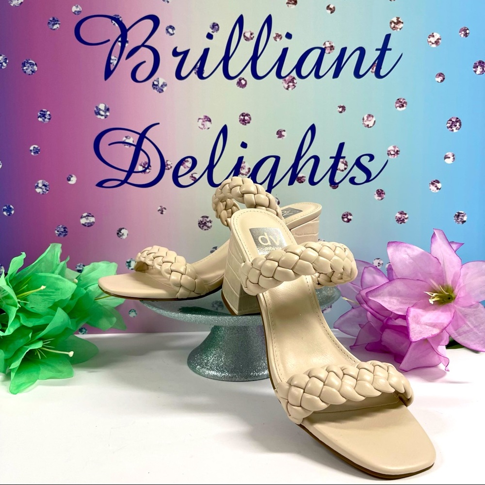 NIB DOLCE VITA BRAIDED SANDAL HEELS